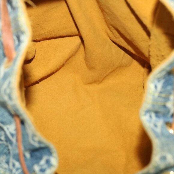 LOUIS VUITTON Monogram Denim Sac A Dos GM Backpack Blue M95056 LV Auth 40432 - Picture 11 of 16